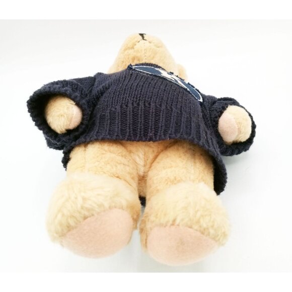 Bendy Muffy Bear Navy Blue K Sweater Vintage 2001 Stuffed Animal 7 Inch 5738A - Picture 9 of 12